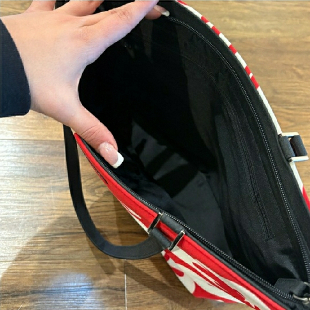 Kate Spade Red Floral Tote Bag - Picture 5 of 15